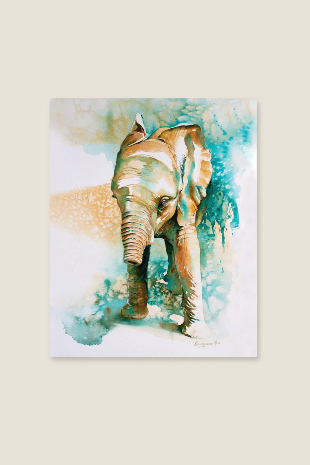 Long'uro the Brave watercolour (Print)